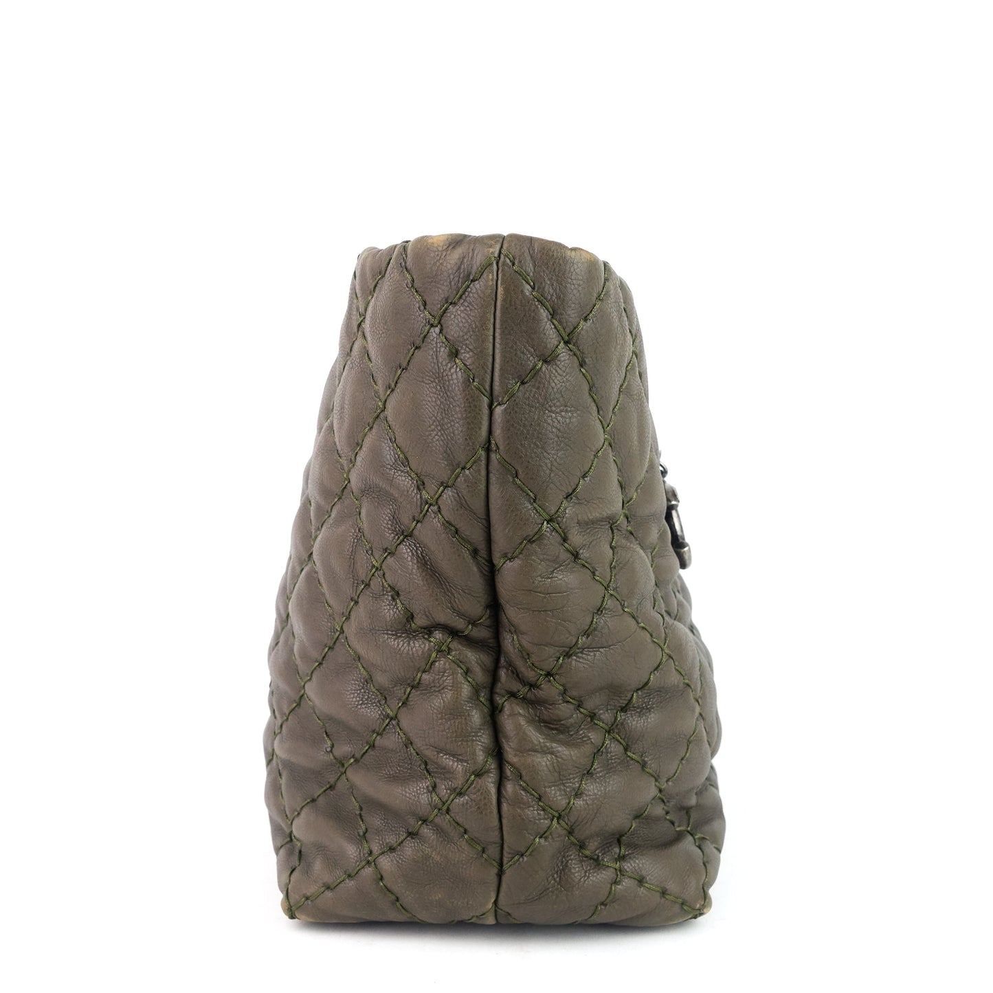 CHANEL Ultimate Stitch Calfskin Shopping Tote Bag