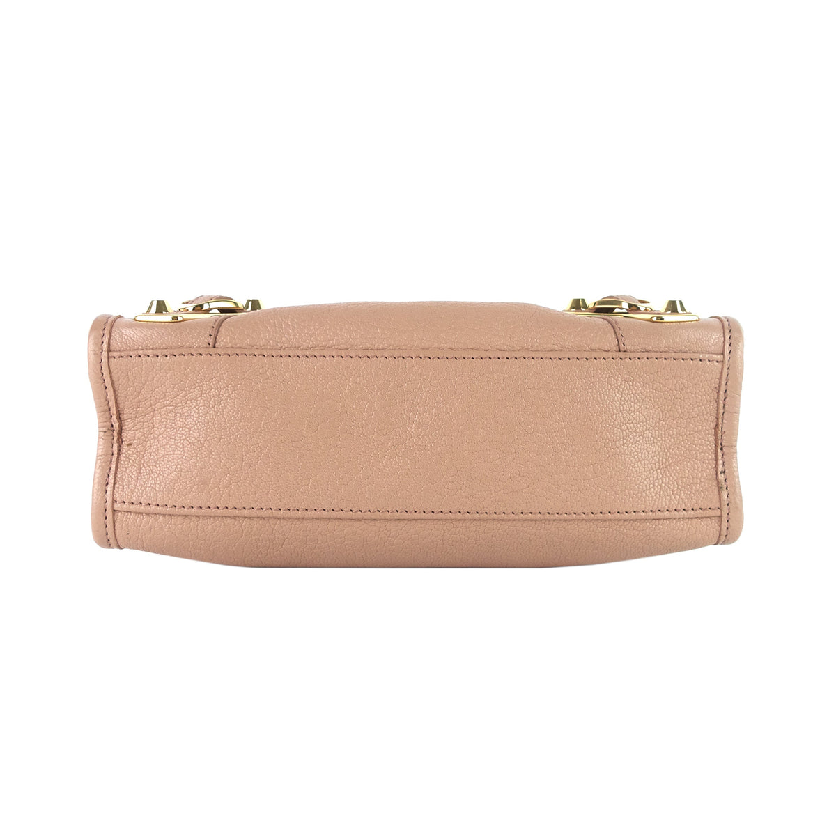 City Mini Metallic Edge Leather Bag