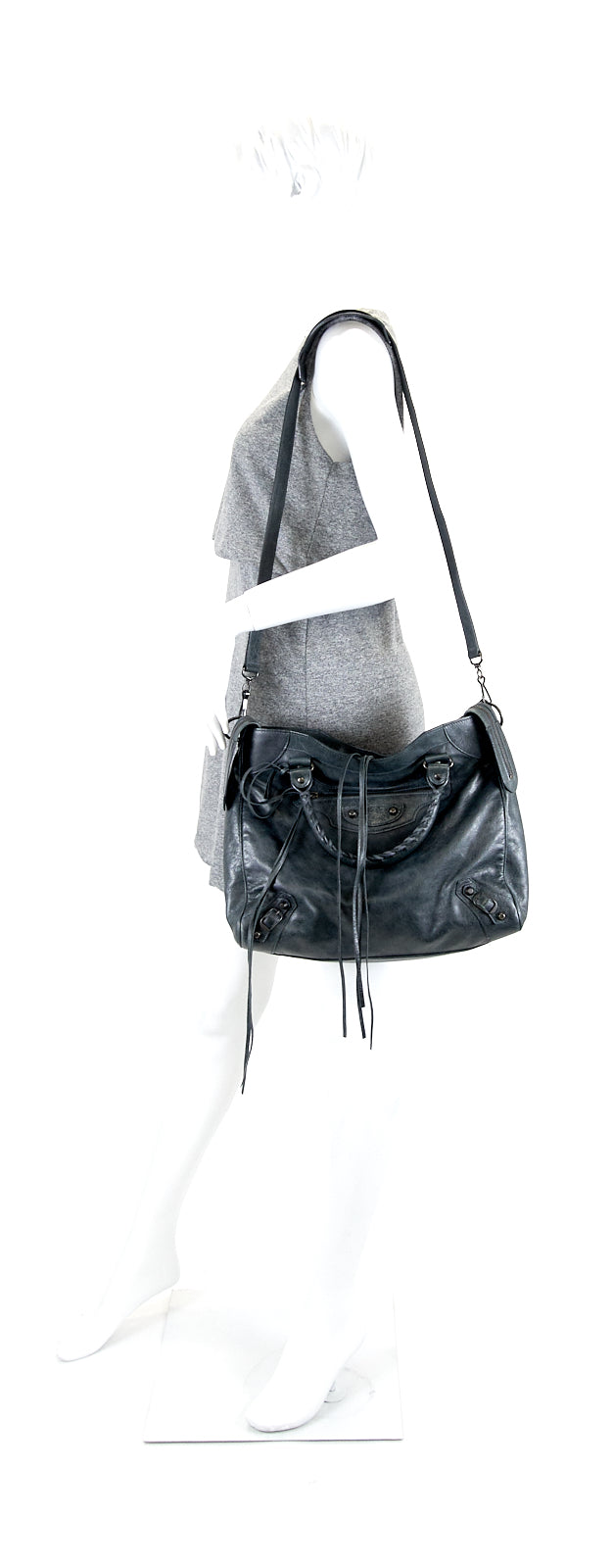 Classic Velo Agneau Leather City Bag