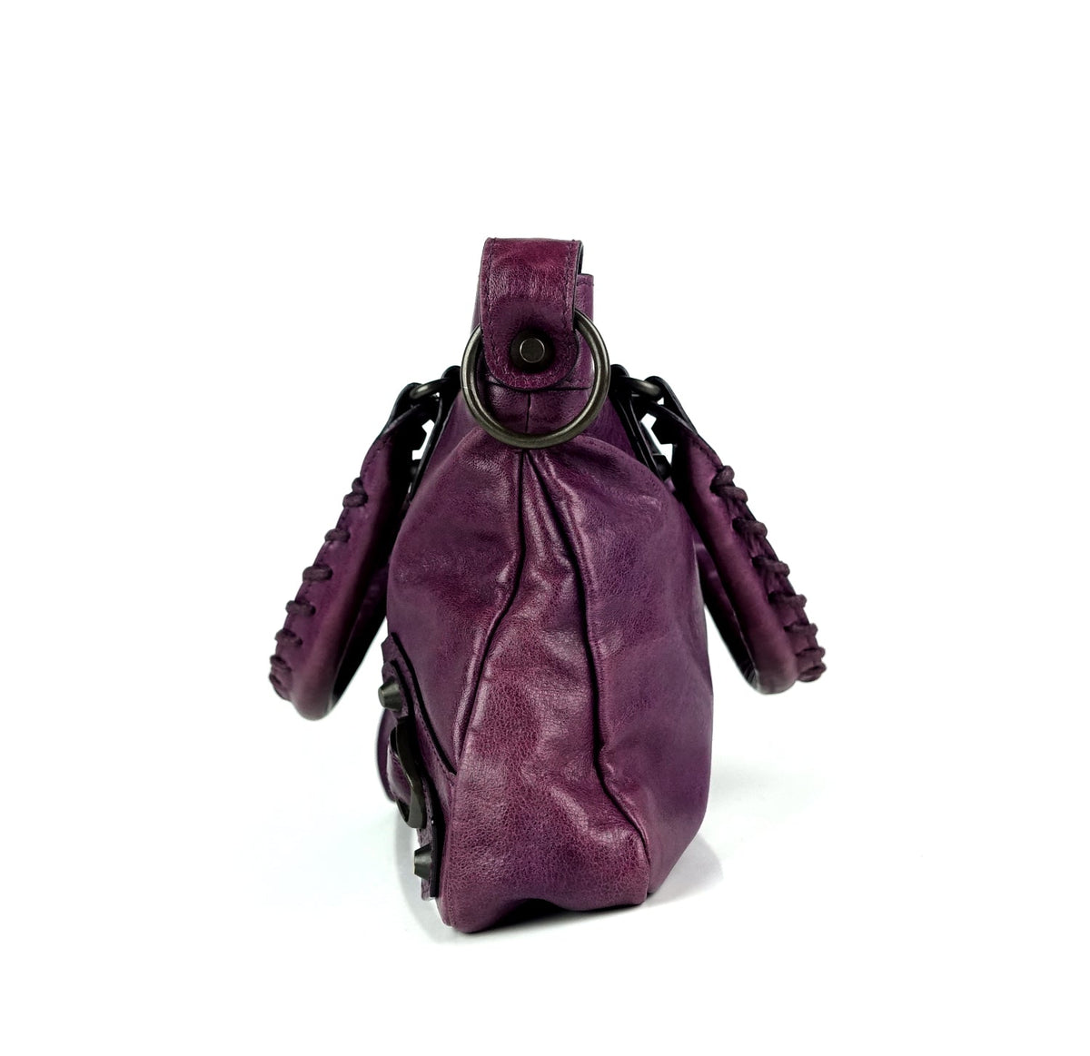 First Classic Studs Agneau Leather City Bag