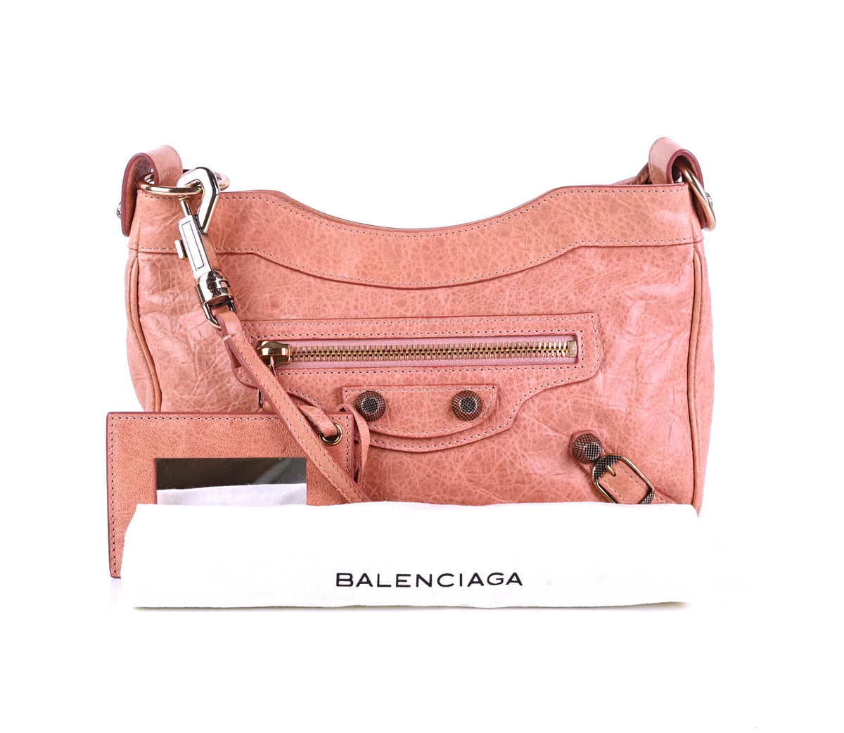 Arena Hip Leather Giant Studs Bag