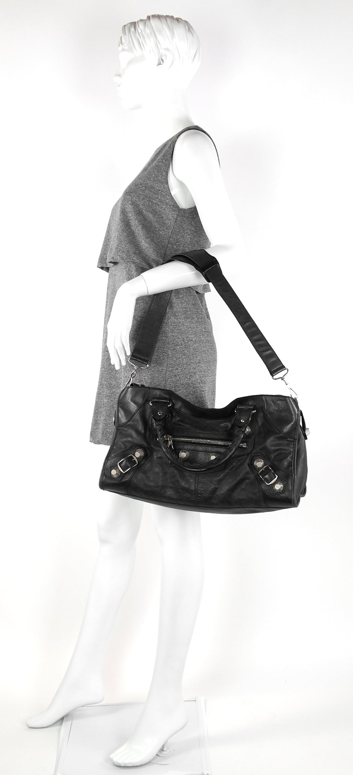 Giant 12 City Agneau Leather Handbag