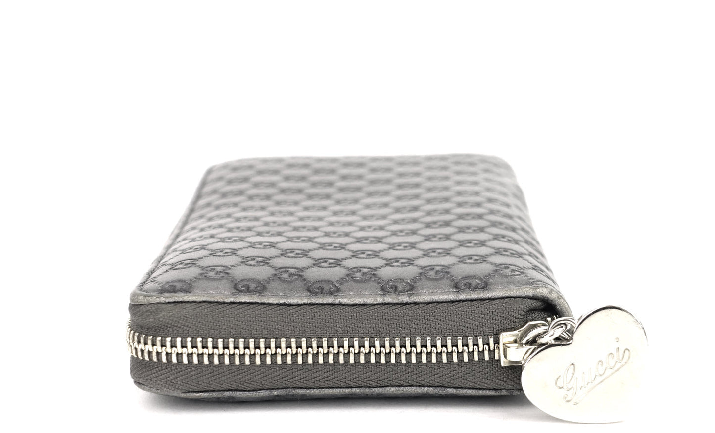 Zip Around Microguccissima Leather Wallet