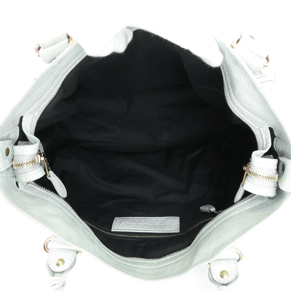 Velo Giant Studs Leather Handbag