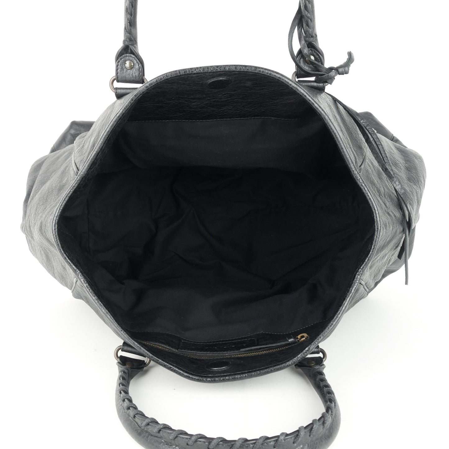 Sunday Large Lambskin Leather Tote Bag