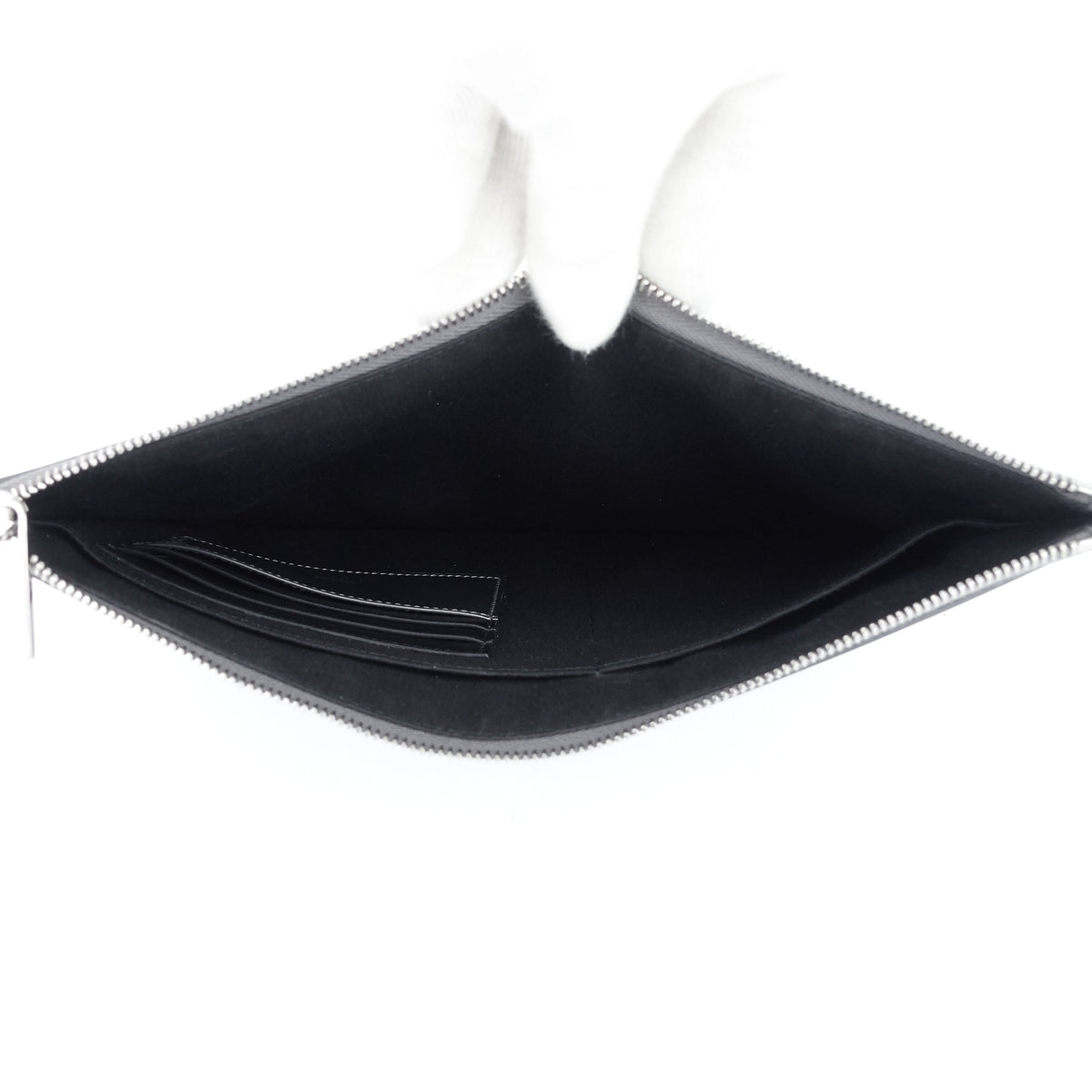 KAWS Bee Medium Embossed Faux Leather Zip Pouch