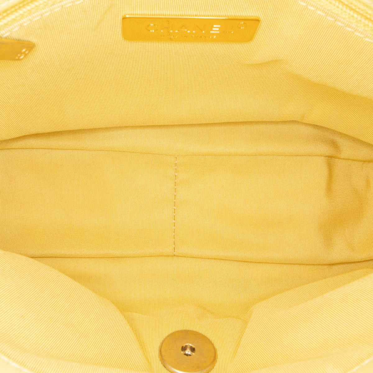 Yellow Chanel Medium Lambskin 19 Flap Satchel