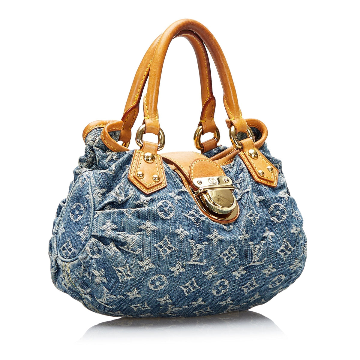 Louis Vuitton Pleaty Blue Monogram Denim