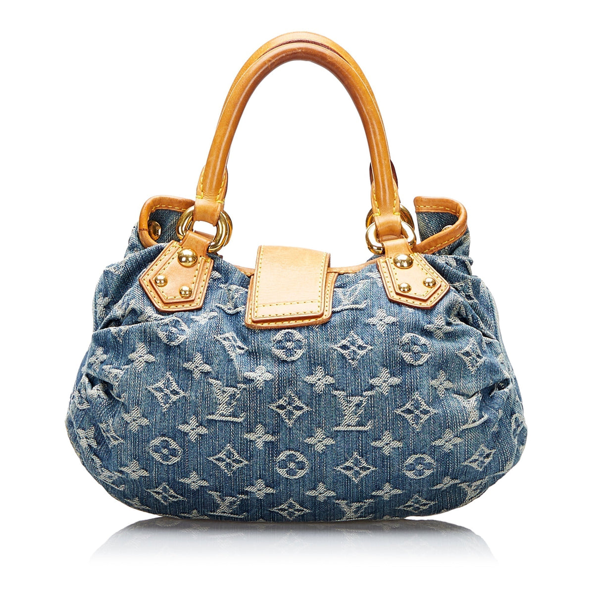 Louis Vuitton Pleaty Blue Monogram Denim