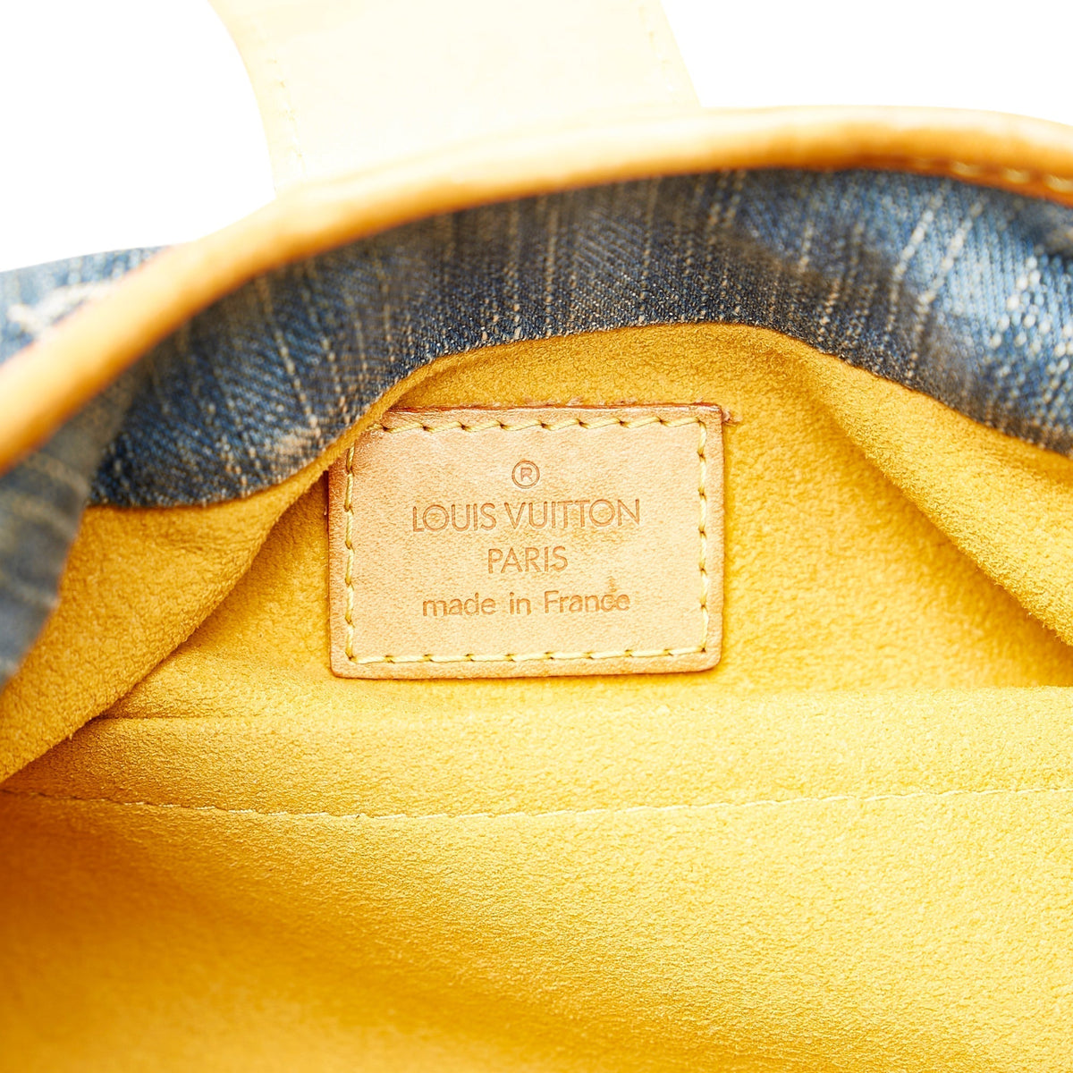 Louis Vuitton Pleaty Blue Monogram Denim