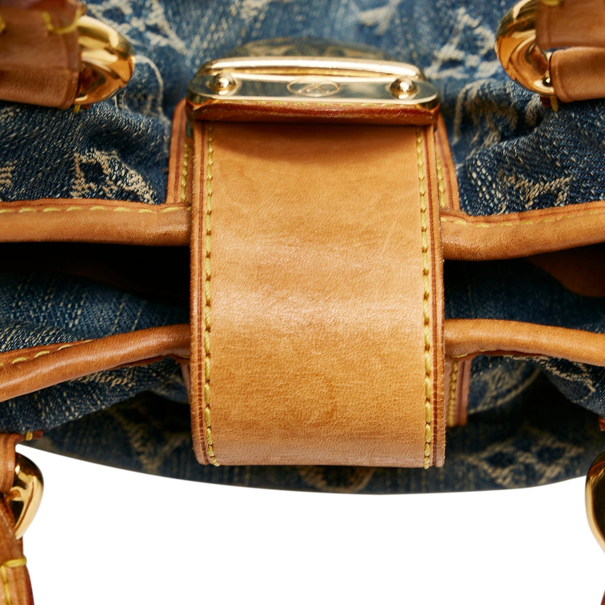 Louis Vuitton Pleaty Blue Monogram Denim