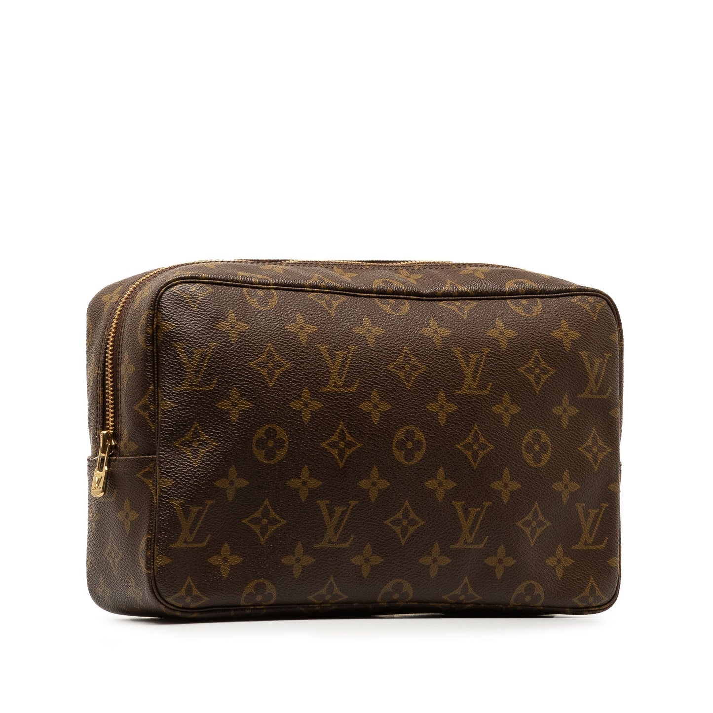 Brown Louis Vuitton Monogram Trousse Toilette 28 Pouch
