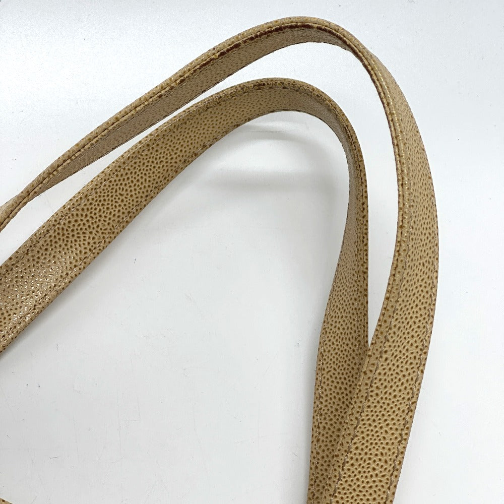 CHANEL Tote Bag Caviar skin beige COCO Mark CC Women Used