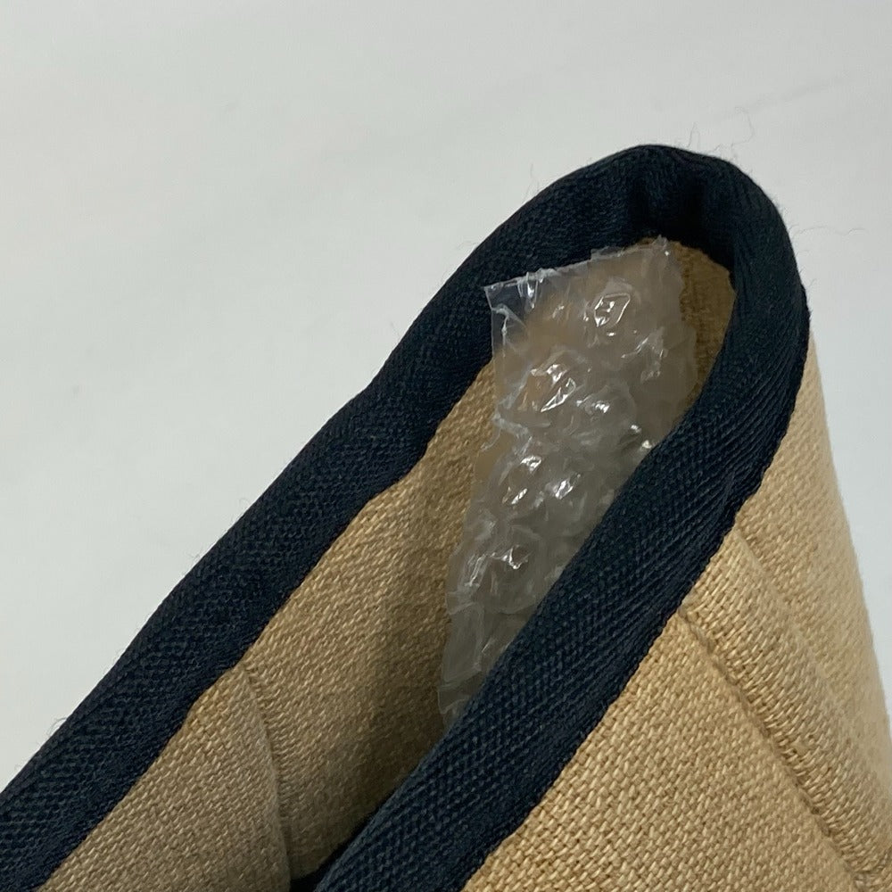 CHANEL Tote Bag Canvas / leather beige Shoulder Bag Shoulder Bag Deauville Women Used