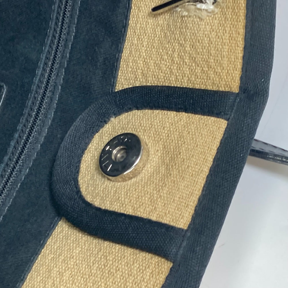 CHANEL Tote Bag Canvas / leather beige Shoulder Bag Shoulder Bag Deauville Women Used