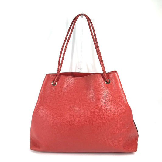 GUCCI Tote Bag 380118 leather Red type logo Shoulder Bag Shoulder Bag Women Secondhand