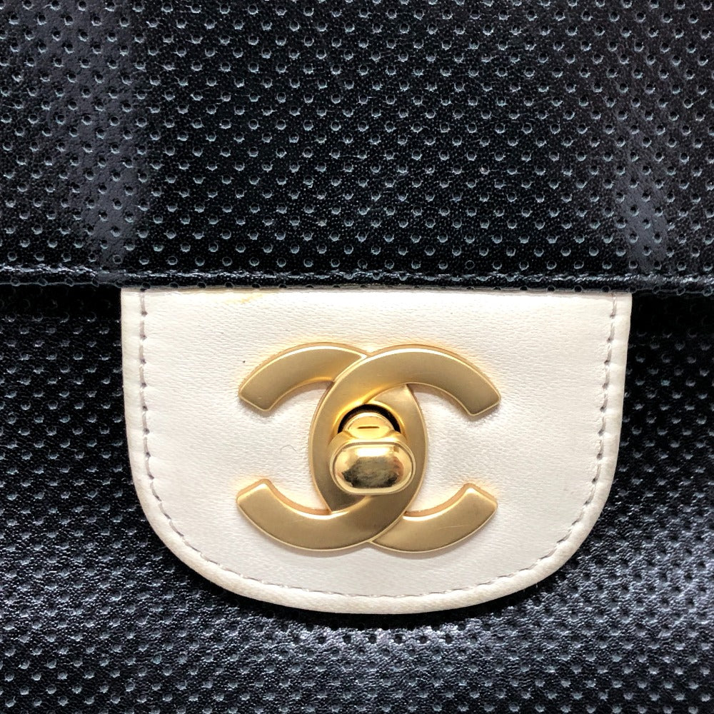 CHANEL Tote Bag Calfskin black COCO Mark CC Women Used