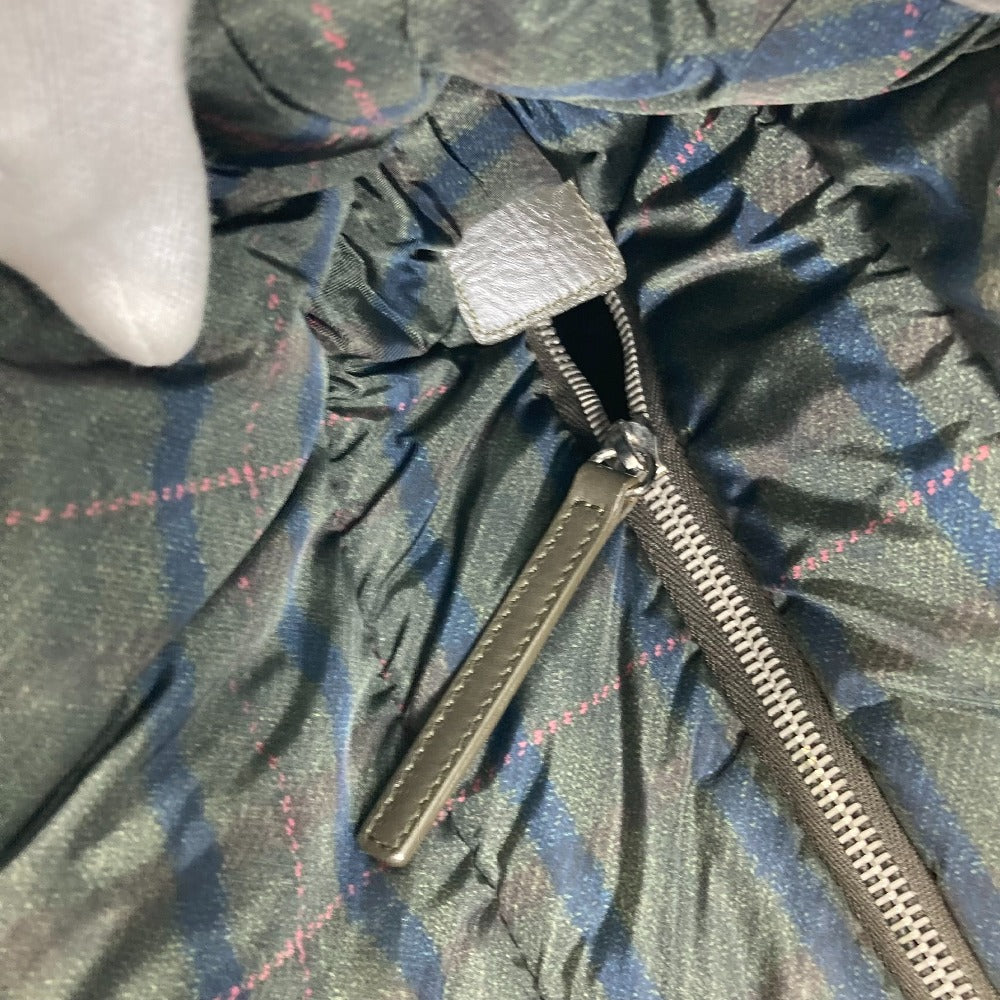 CHANEL Tote Bag A48611 Nylon khaki quilted shawl Cococoon Women Used