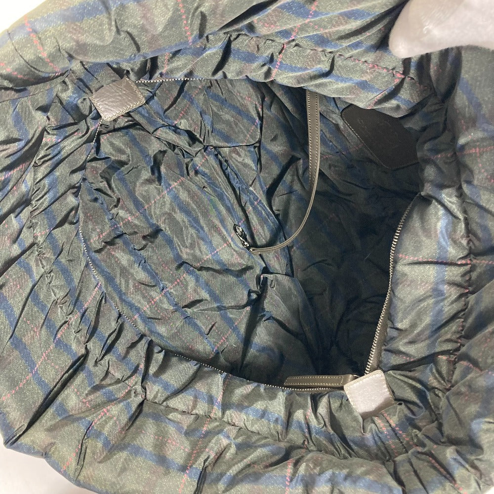 CHANEL Tote Bag A48611 Nylon khaki quilted shawl Cococoon Women Used