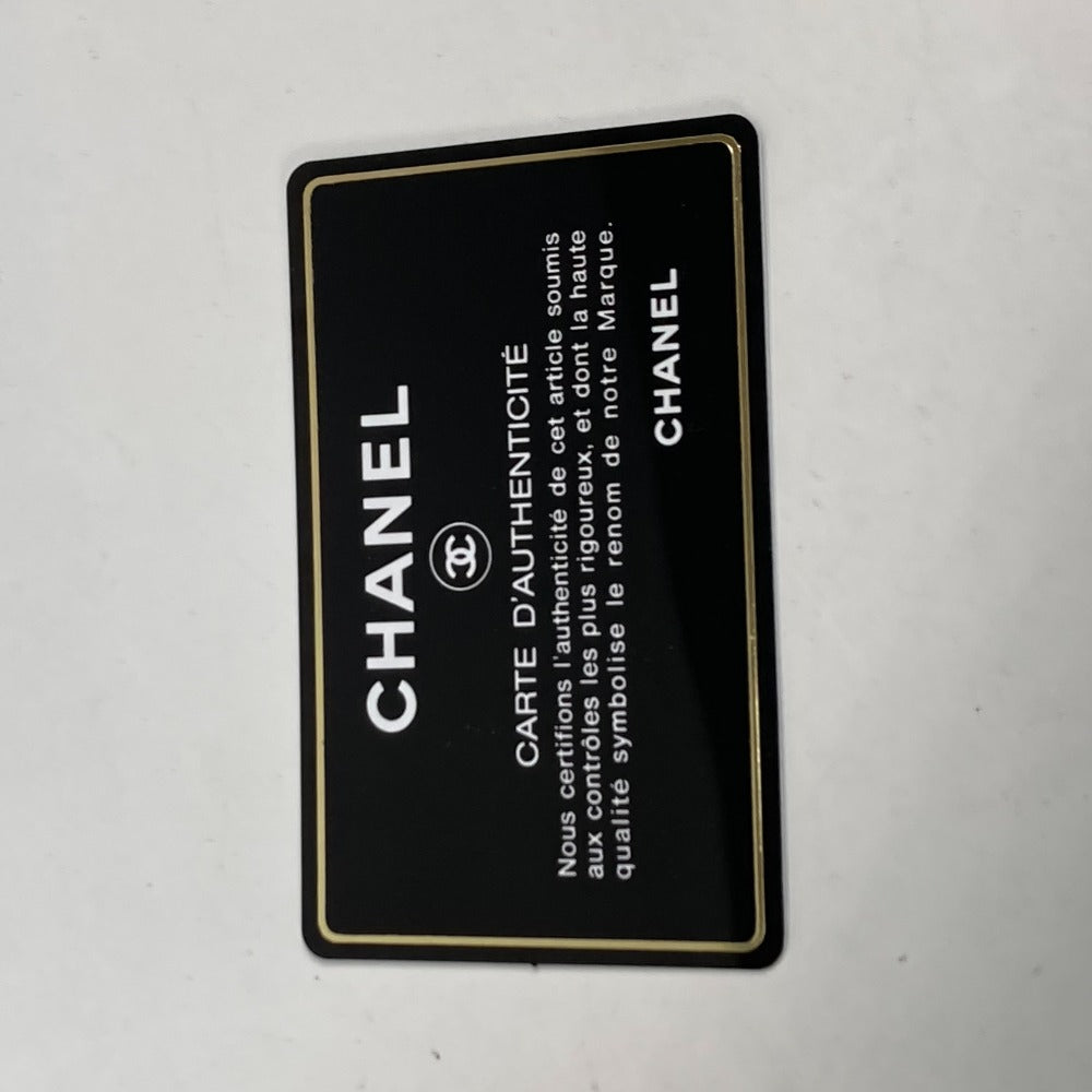 CHANEL Shoulder Bag leather black shoulder bag Mademoiselle Women Used