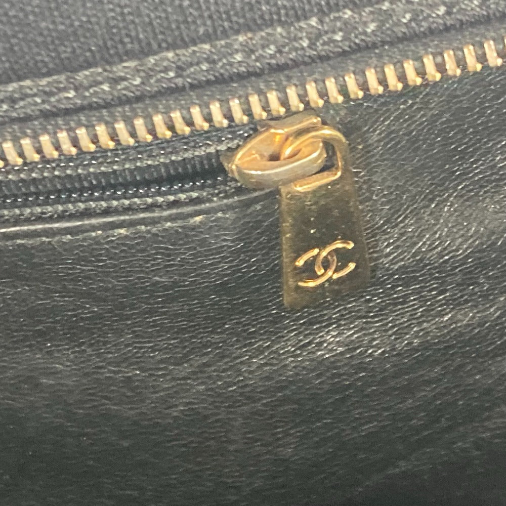 CHANEL Shoulder Bag Jersey black bag shawl CC COCO Mark Quilting Matelasse