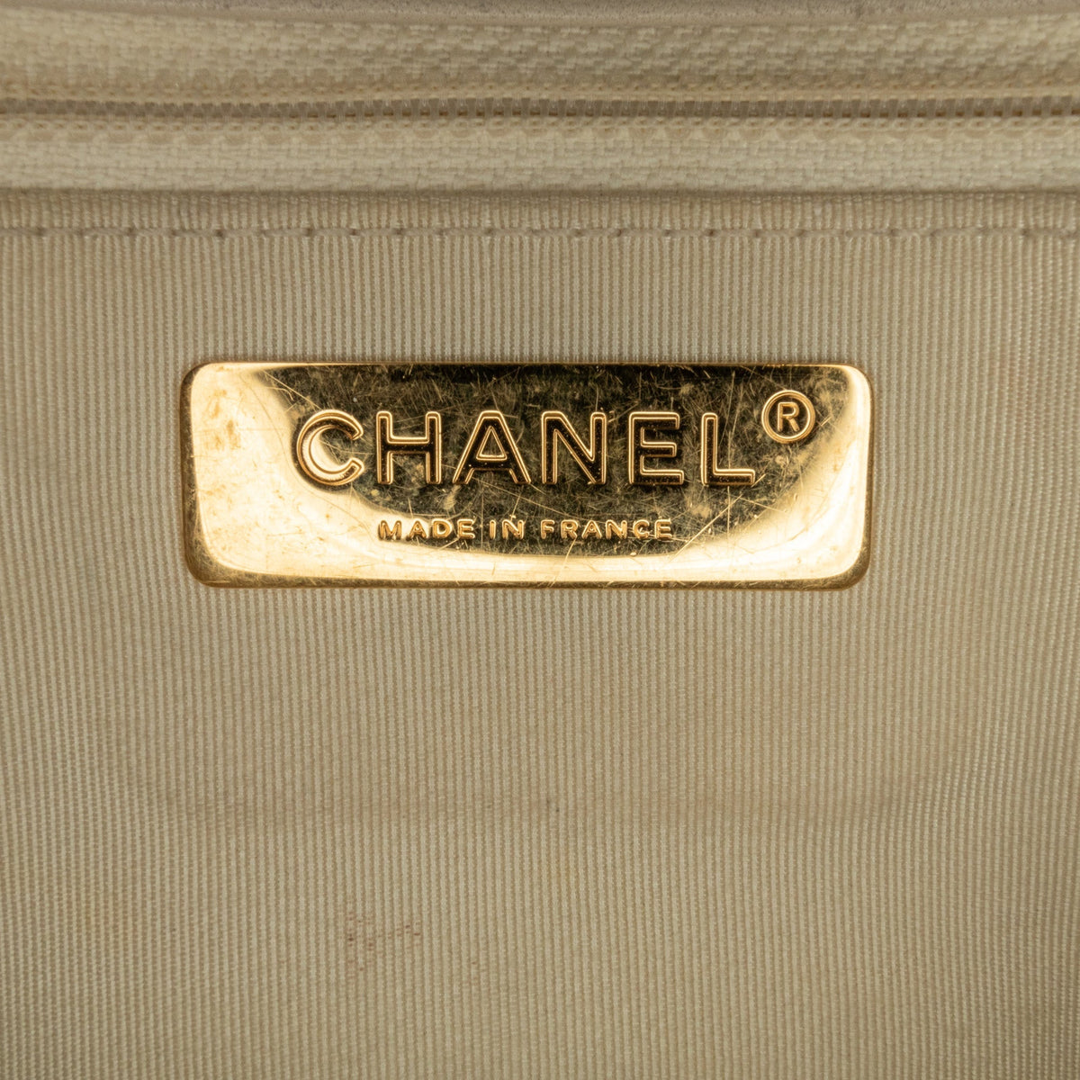 White Chanel Large Lambskin 19 Flap Satchel