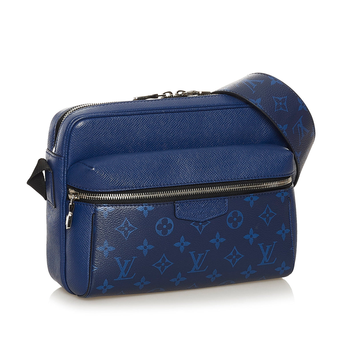 Louis Vuitton Outdoor Messenger Blue Taïgarama