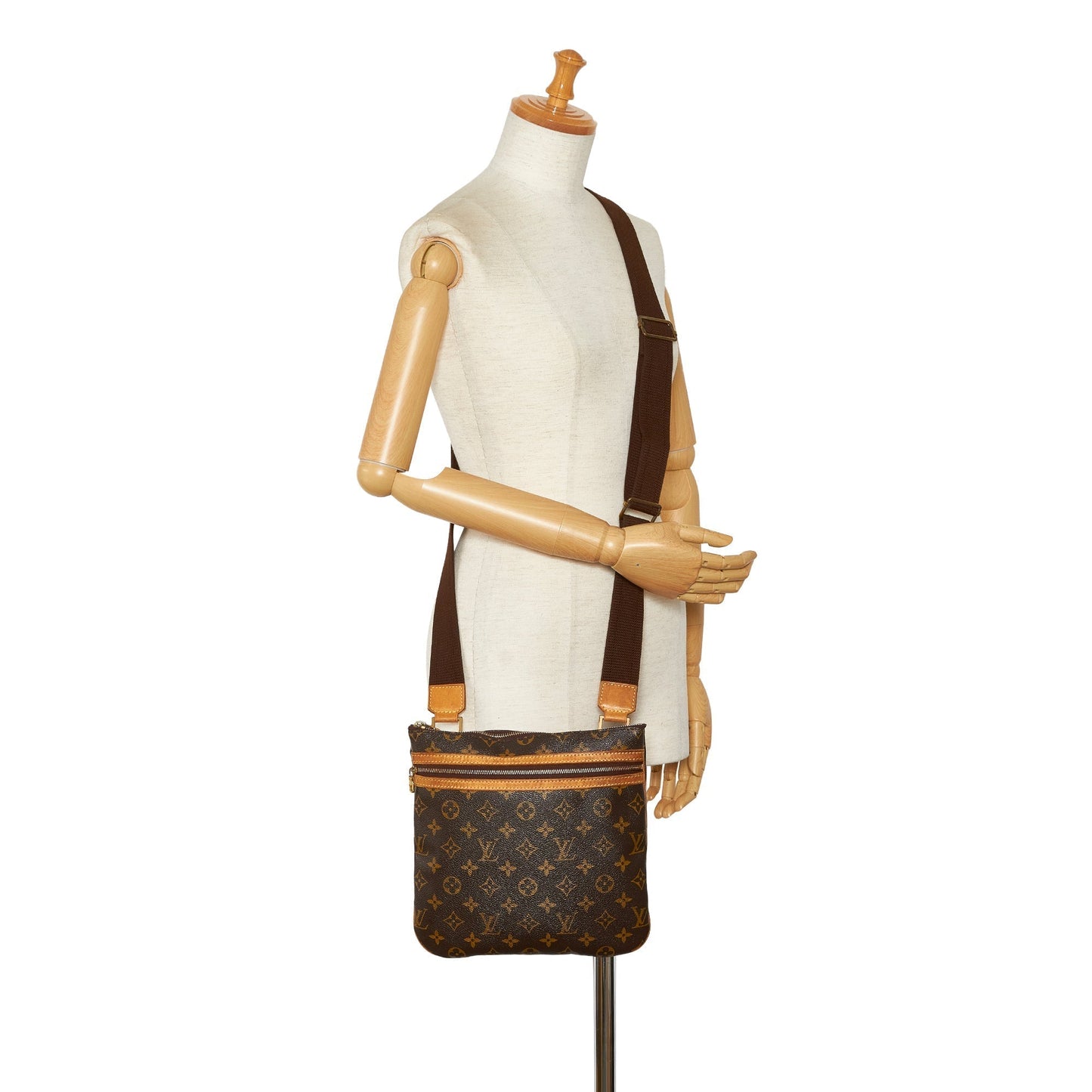 LOUIS VUITTON Monogram Pochette Bosphore Crossbody Bag