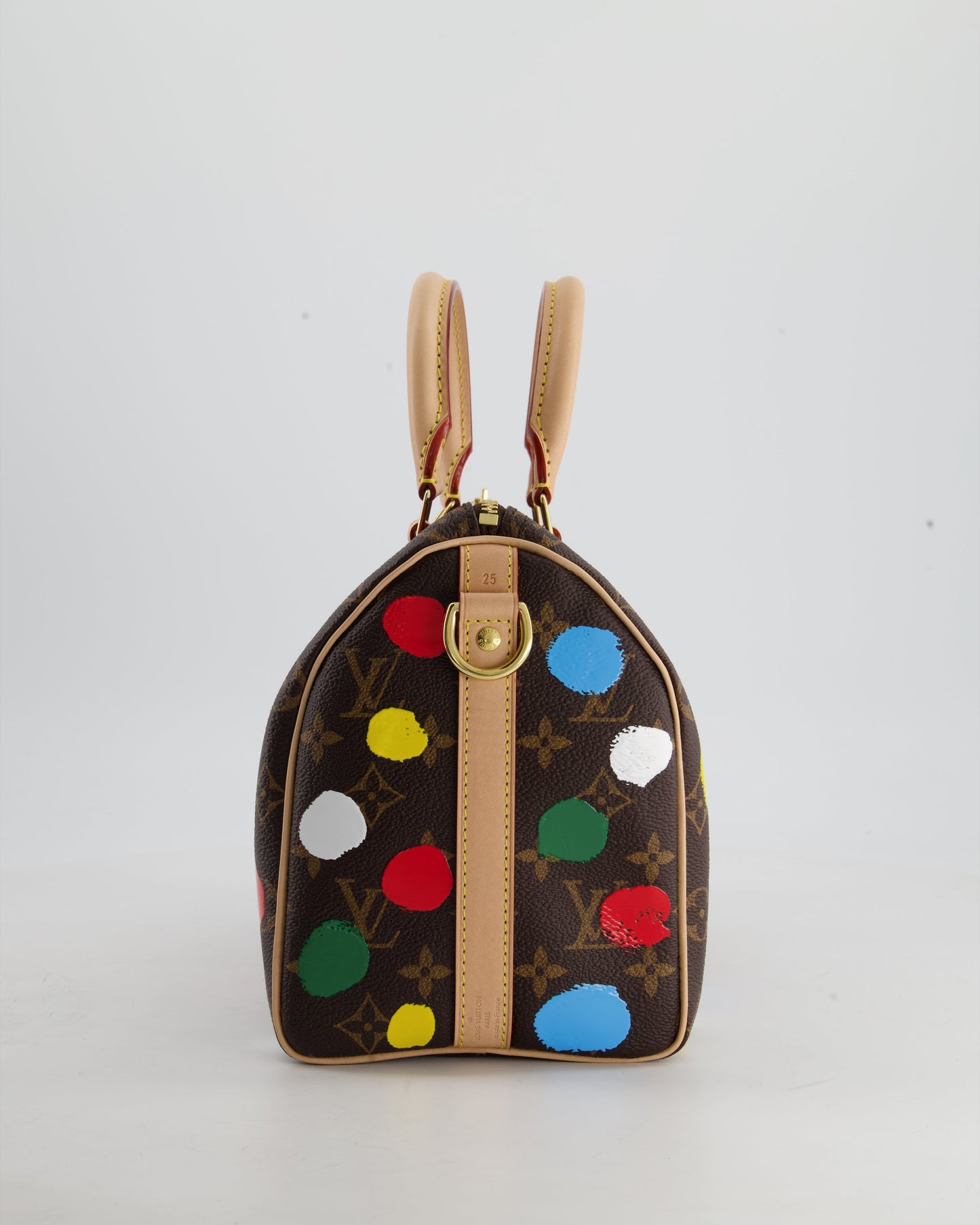 Louis Vuitton X Yayoi Kusama 25 Speedy Bag Bandoulière in Monogram Canvas