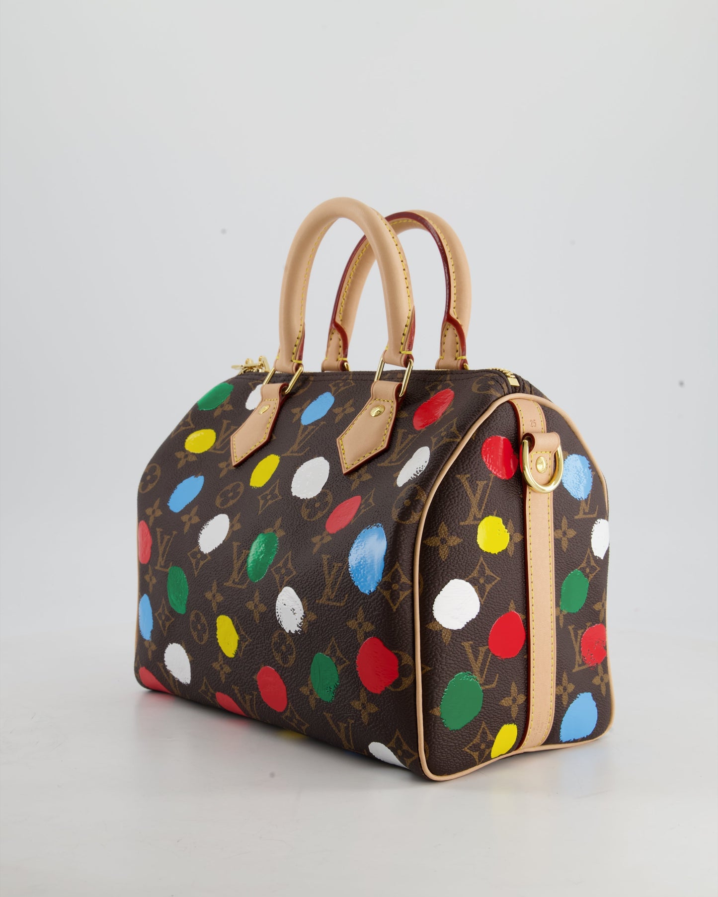 Louis Vuitton X Yayoi Kusama 25 Speedy Bag Bandoulière in Monogram Canvas