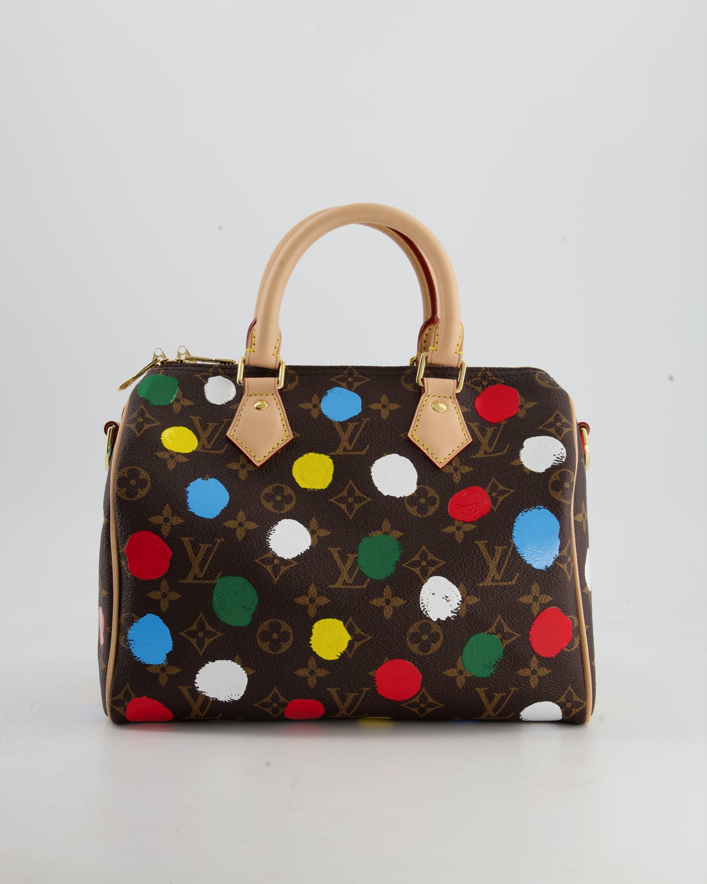 Louis Vuitton X Yayoi Kusama 25 Speedy Bag Bandoulière in Monogram Canvas