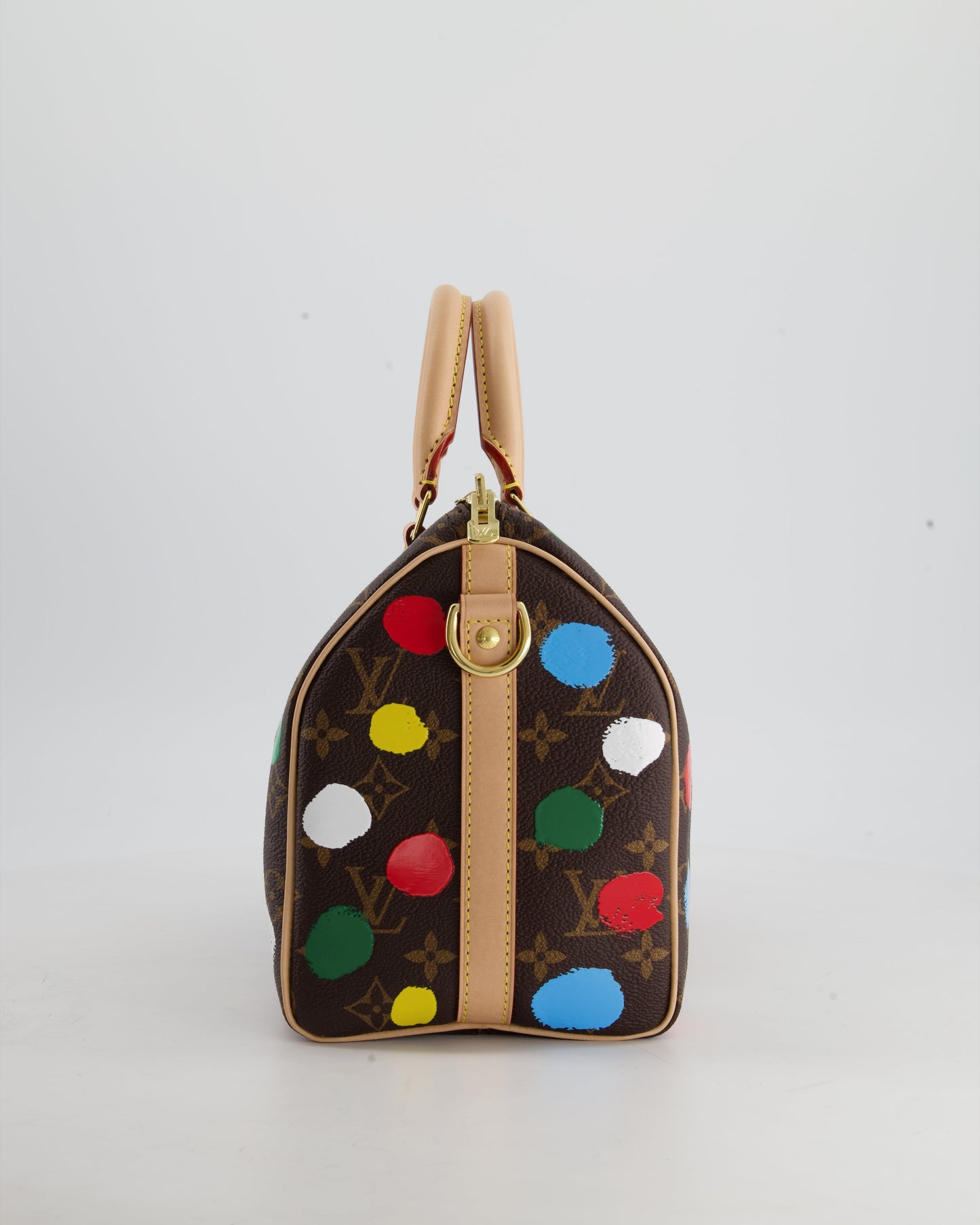 Louis Vuitton X Yayoi Kusama 25 Speedy Bag Bandoulière in Monogram Canvas