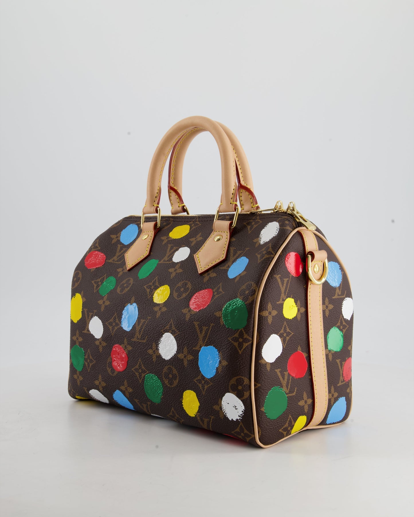 Louis Vuitton X Yayoi Kusama 25 Speedy Bag Bandoulière in Monogram Canvas