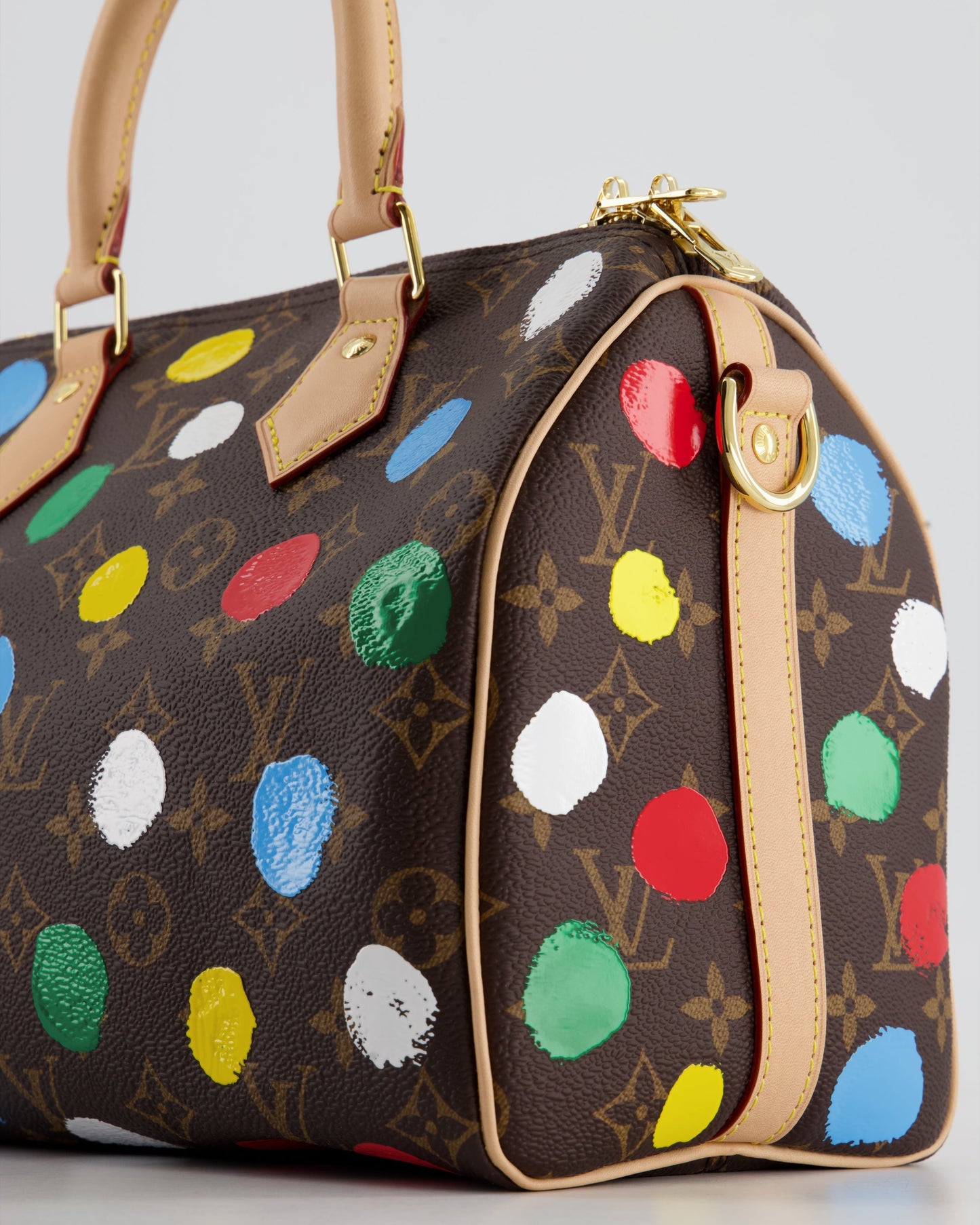 Louis Vuitton X Yayoi Kusama 25 Speedy Bag Bandoulière in Monogram Canvas