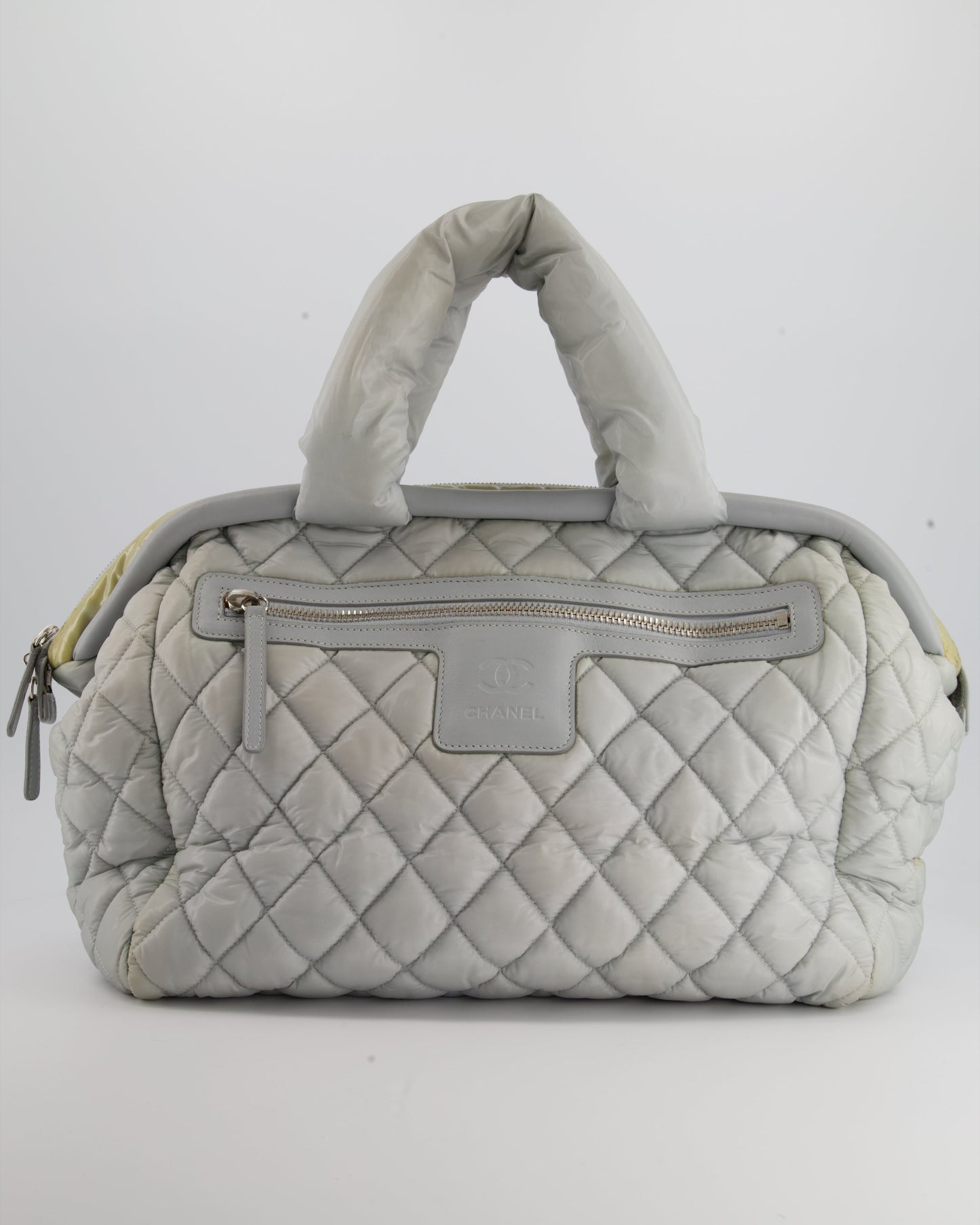 Chanel Cloud Grey Coco Cocoon Tote Bag In Nylon and CC Detail