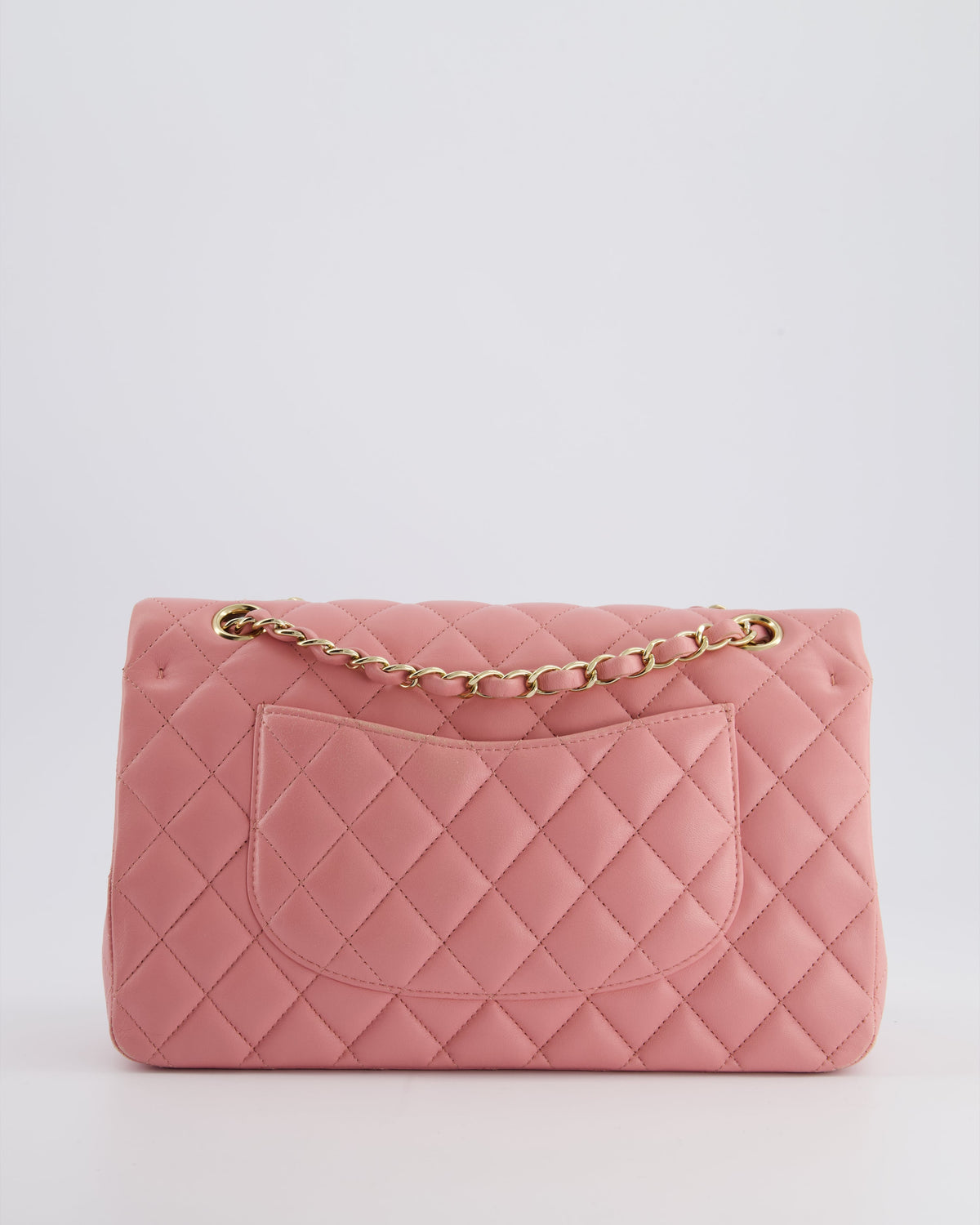 Chanel Pink Medium Double Flap Bag in Lambskin Leather with Gold Hardware RRP ¬£8,850