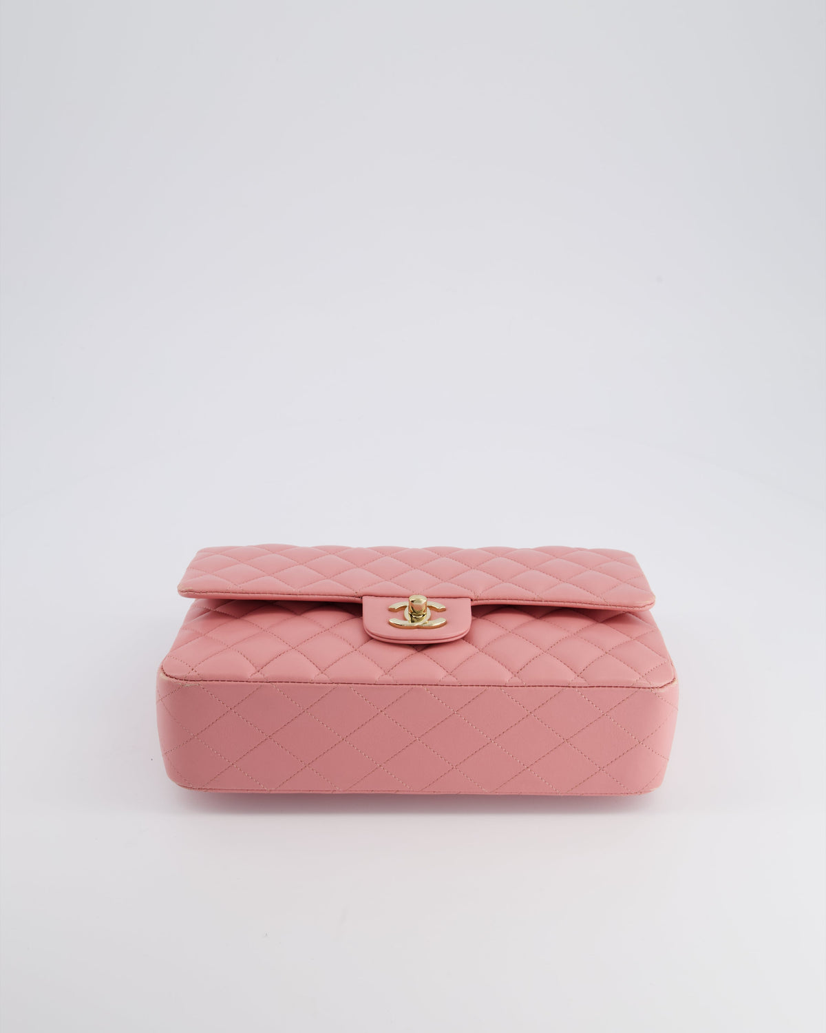 Chanel Pink Medium Double Flap Bag in Lambskin Leather with Gold Hardware RRP ¬£8,850