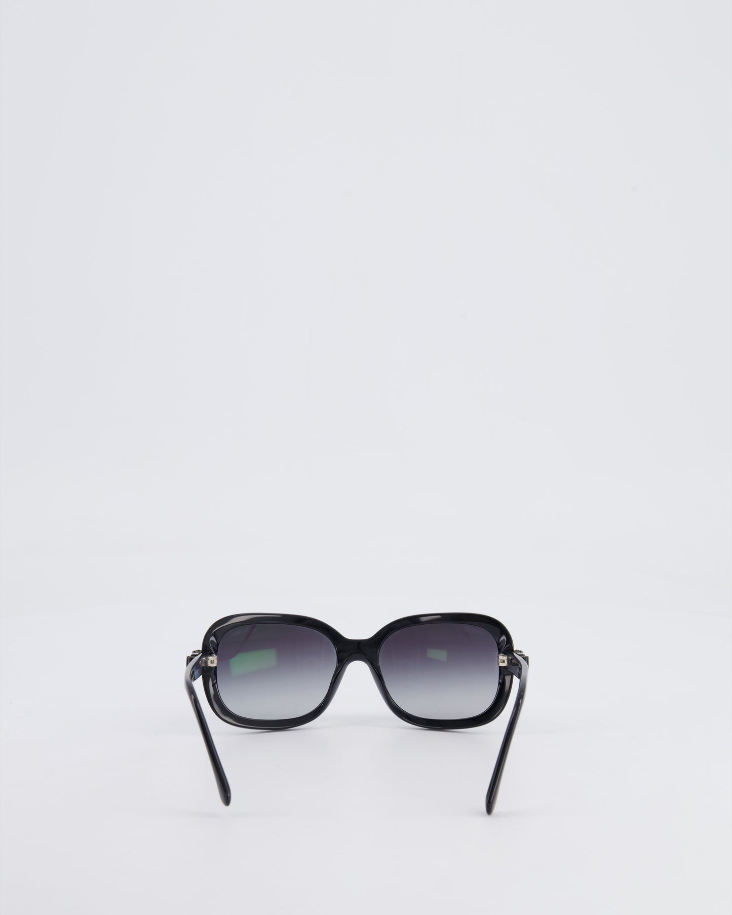 Chanel Black 5280 Sunglasses Ombr√© Frame and CC Logo Bow Details