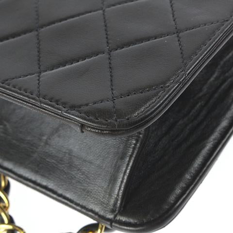 Vintage Flap Lambskin Black GHW
