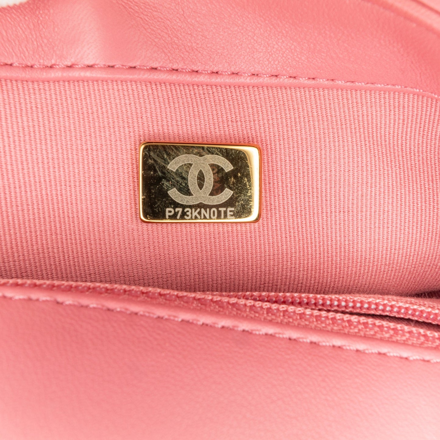 Pink Chanel Small Quilted Lambskin Dynasty Flap Crossbody Bag