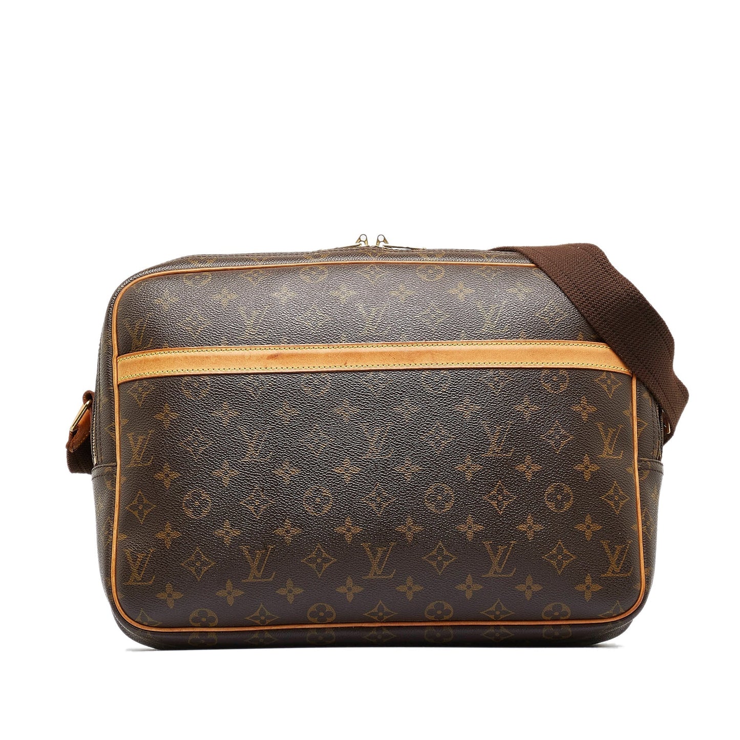 LOUIS VUITTON Monogram Reporter GM Crossbody Bag