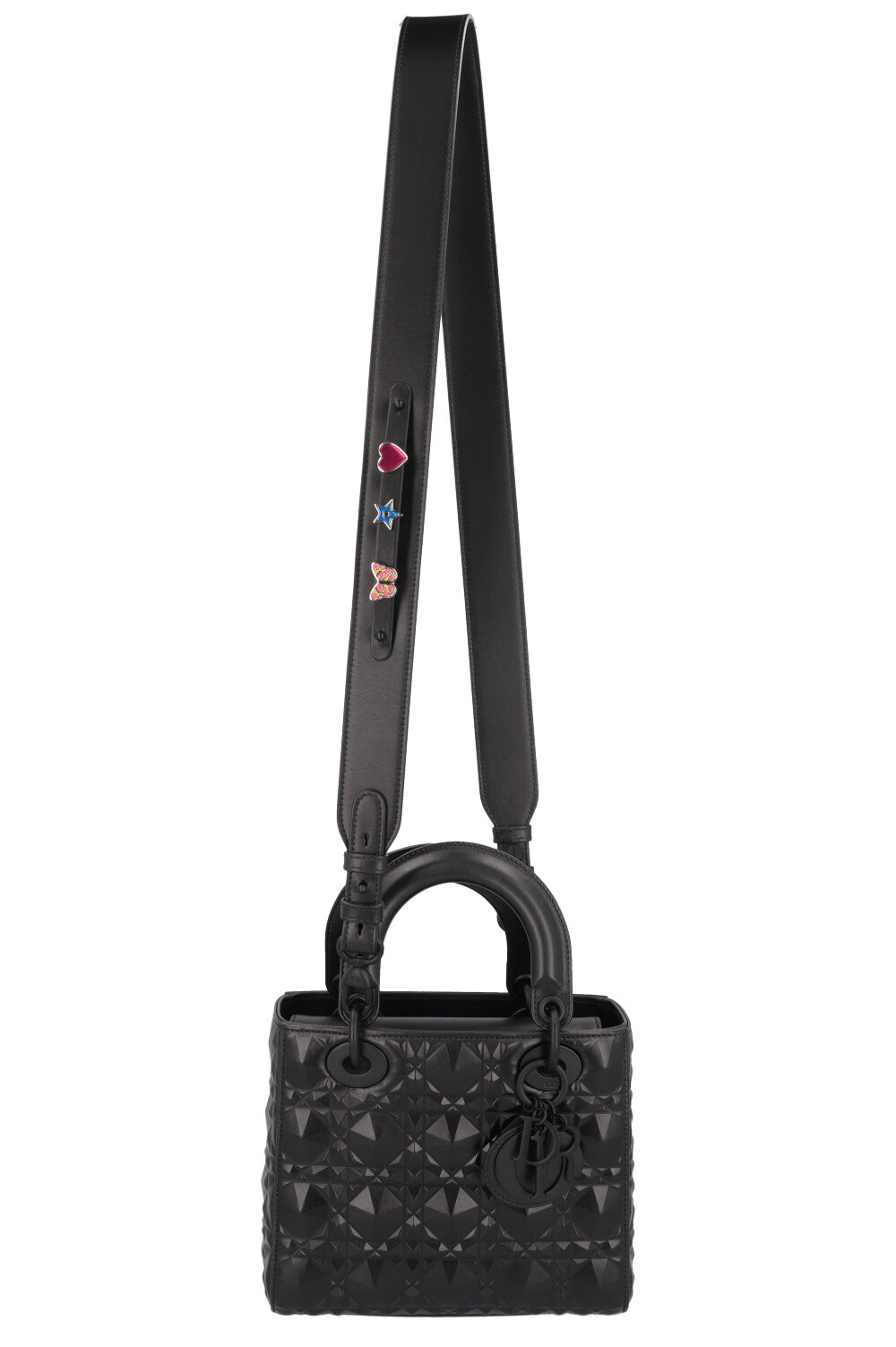 CHRISTIAN DIOR Small Lady Dior My ABCDior Bag Black