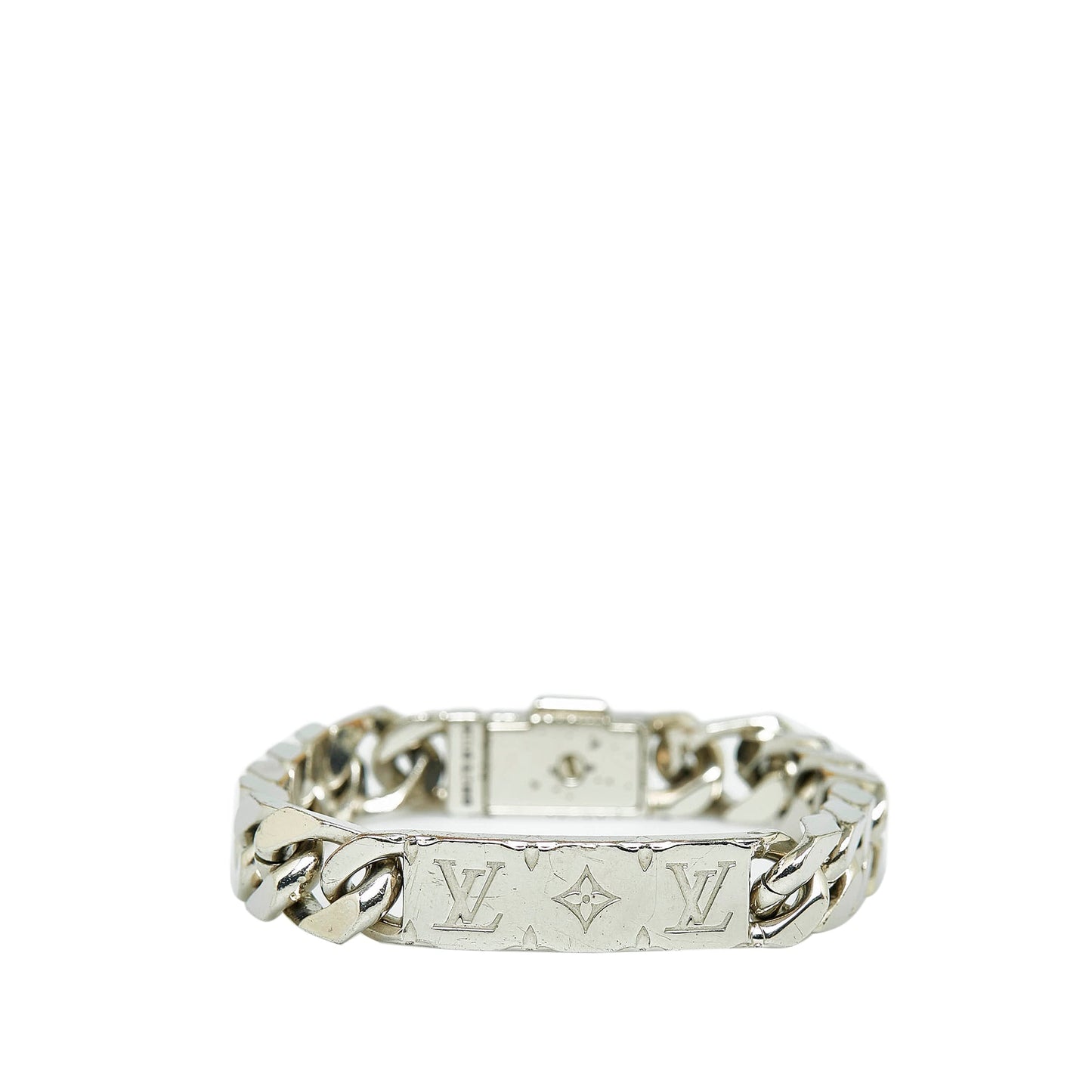 LOUIS VUITTON Monogram Chain Link Bracelet Costume Bracelet
