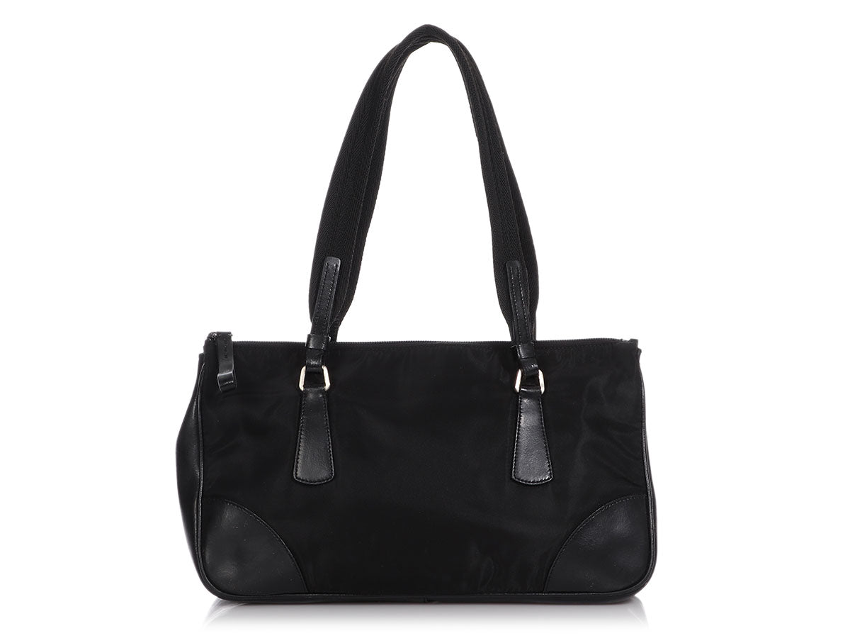 Prada Black Nylon Shoulder Bag