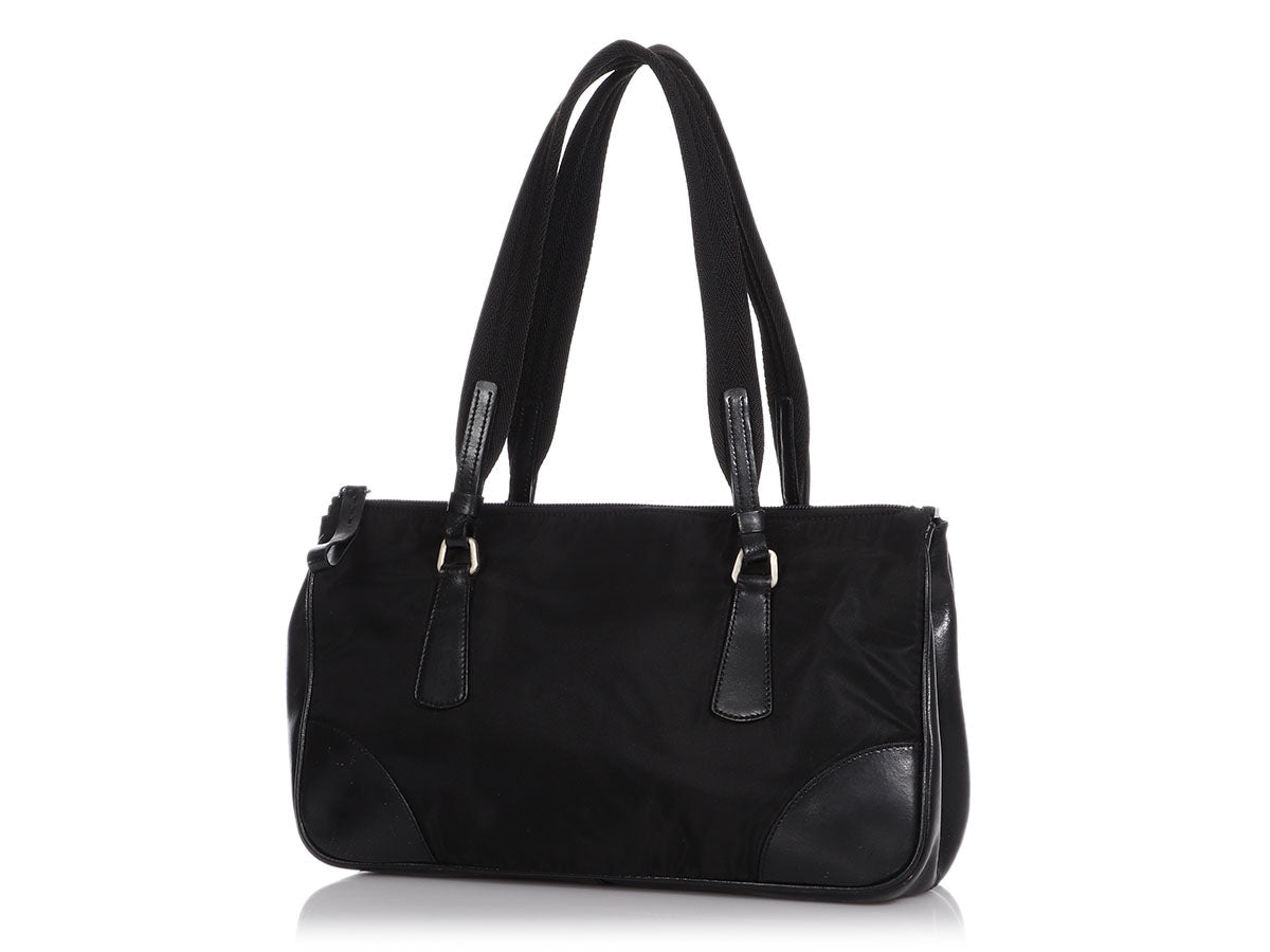 Prada Black Nylon Shoulder Bag