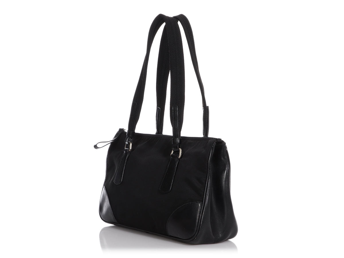 Prada Black Nylon Shoulder Bag