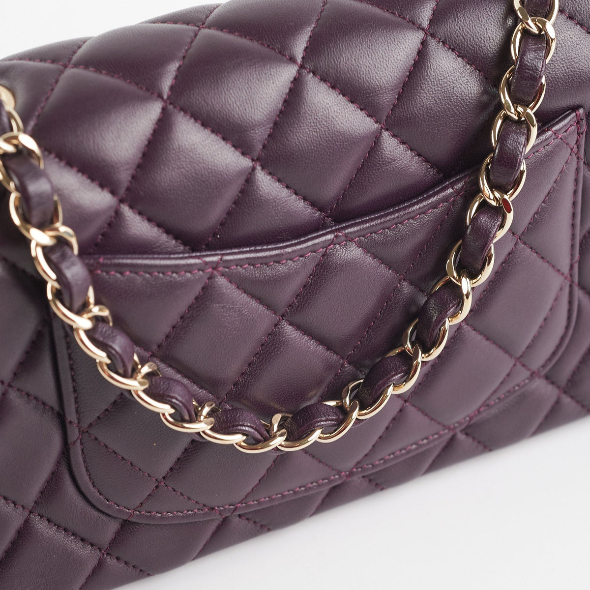 Chanel Mini Rectangular Purple