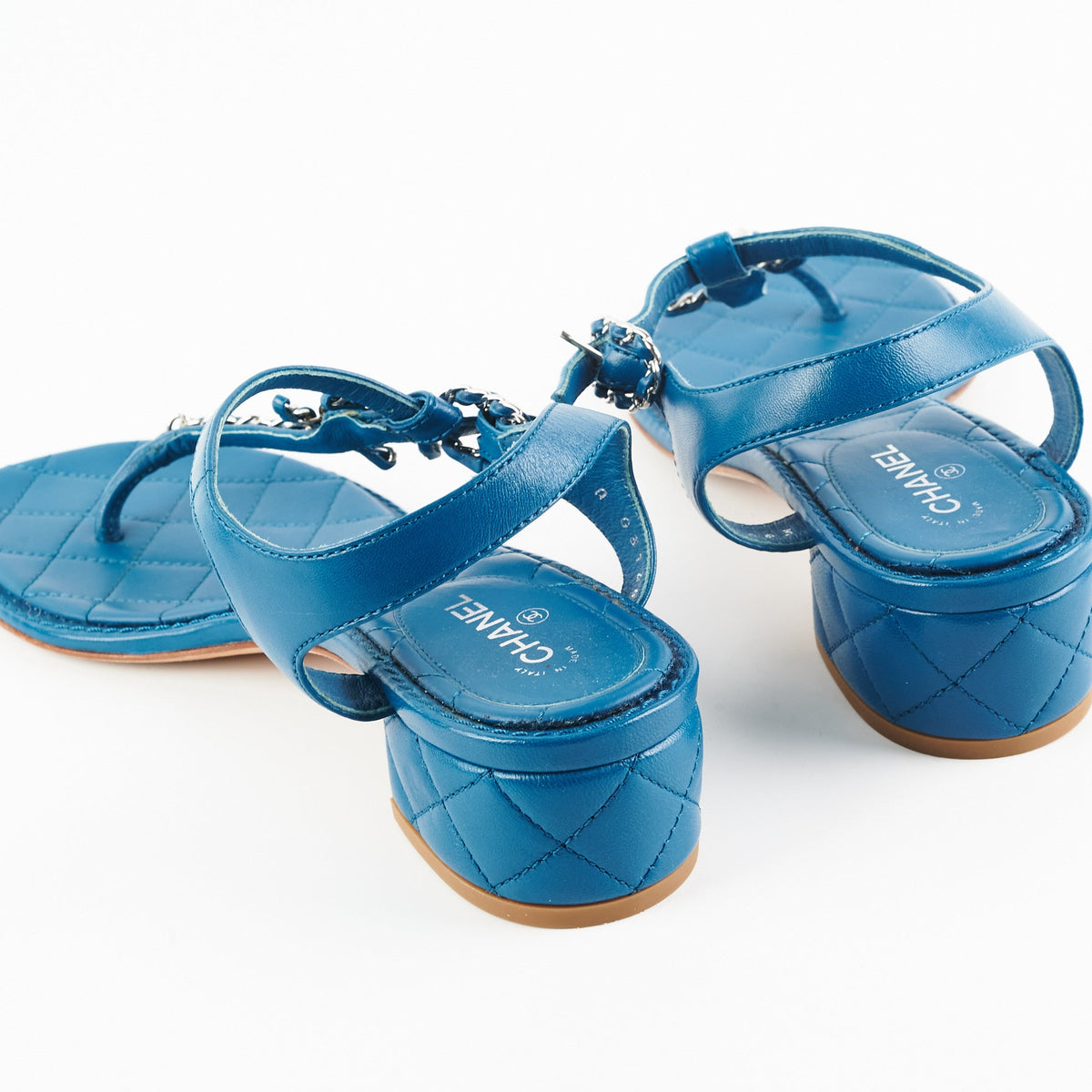 Chanel Sandals Blue (Size 39.5)
