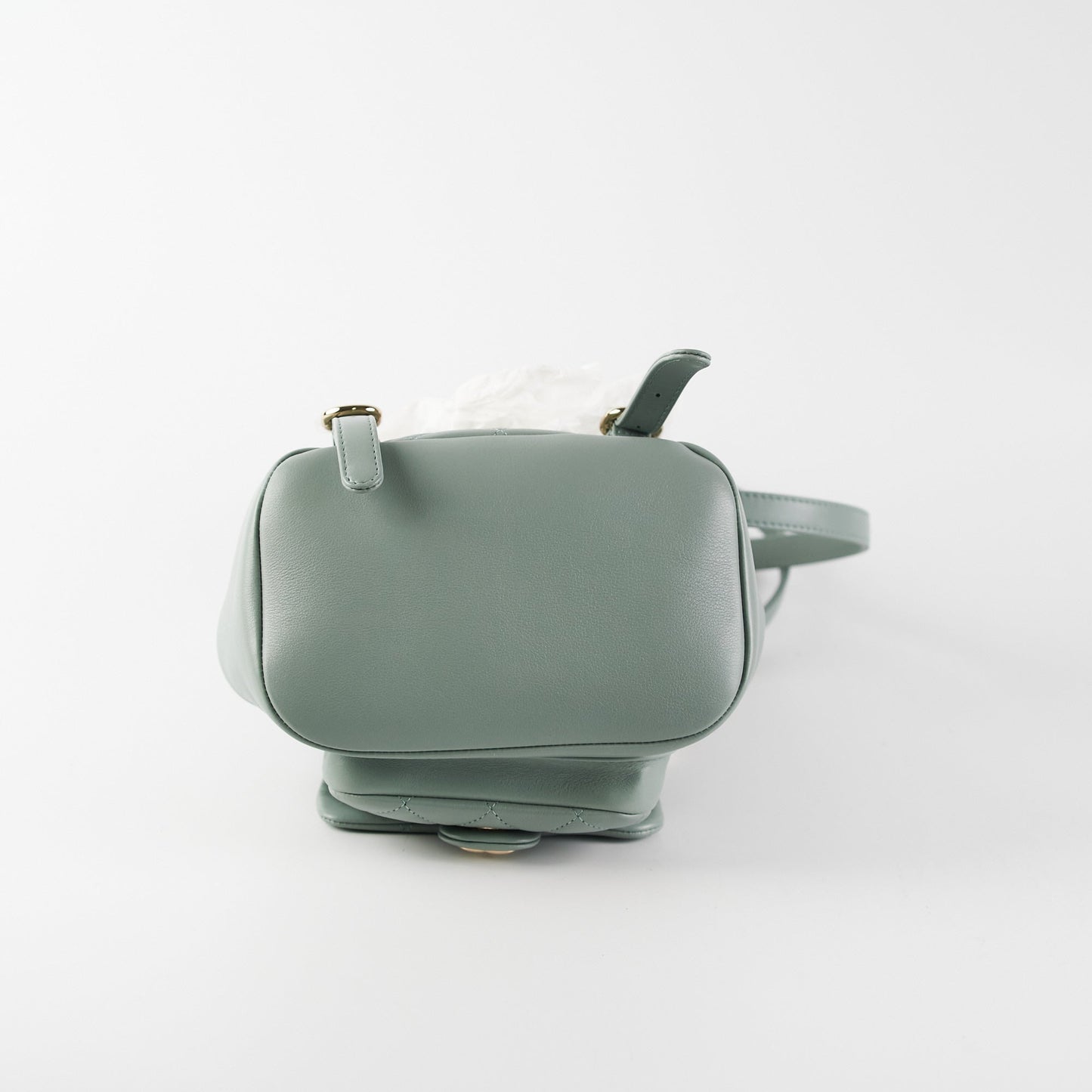 Chanel Mini Duma Backpack Grey Blue (Microchip)
