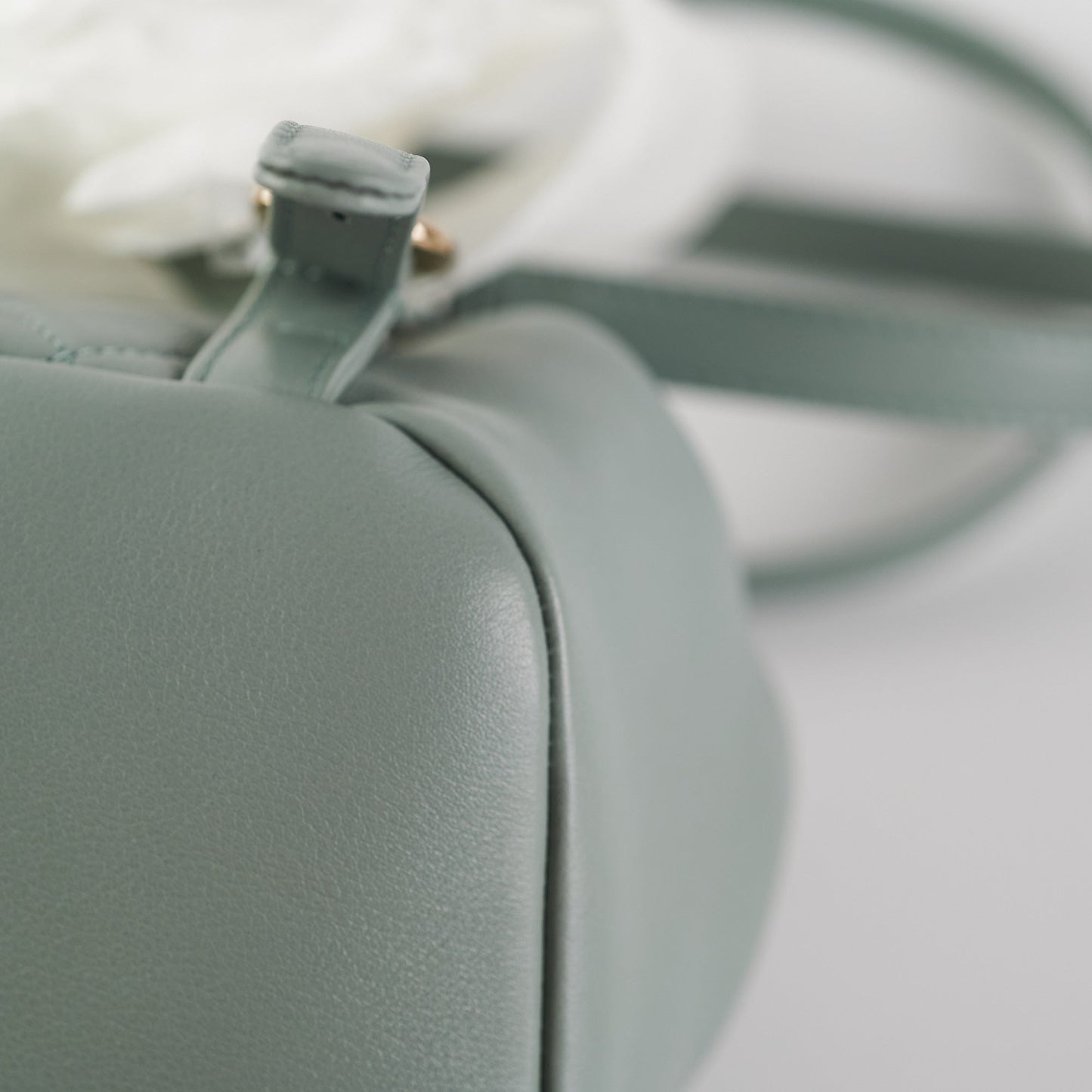 Chanel Mini Duma Backpack Grey Blue (Microchip)